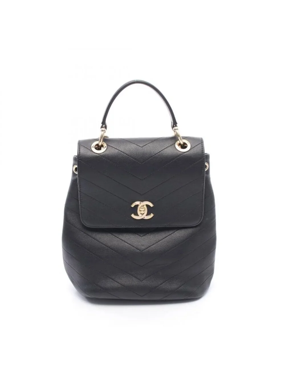 Chanel Backpack Chain Black